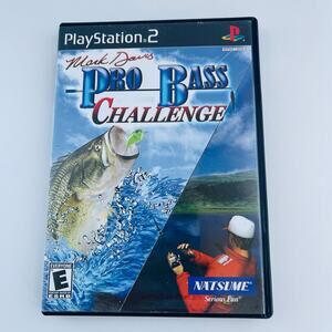 Mark Davis Pro Bass Challenge Sony PlayStation 2 PS2 2003 CIB Everyone